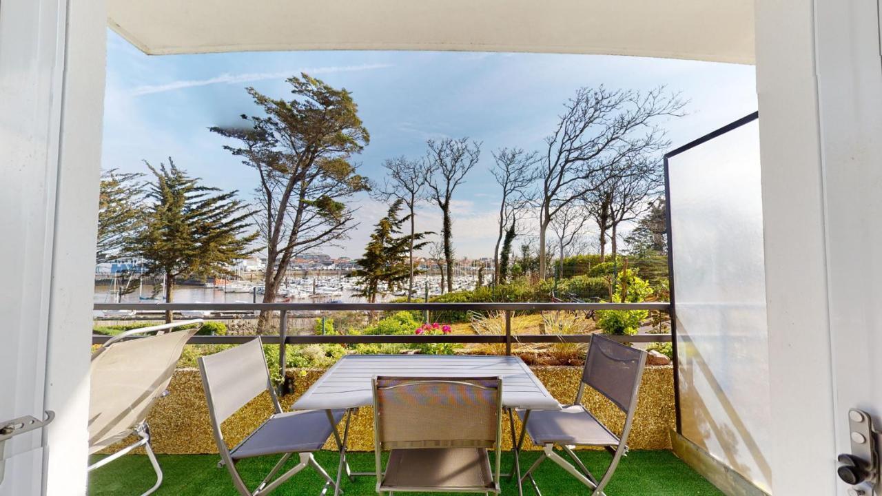Ferienwohnung Le Ponton Bleu Vue Face Au Port Saint-Gilles-Croix-de-Vie Exterior foto
